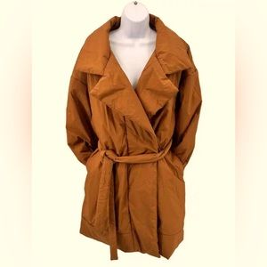 A New Day Trench Puffer Jacket- Water Resistant